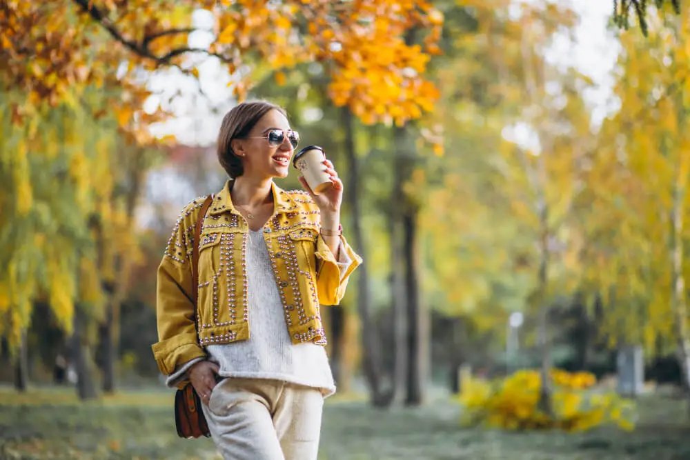 Young woman in the park